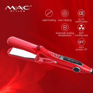Salon Hair Straightener Professional Titanium MCH Infrared Hair Straightener 480F Professional Gorgeous Hair Straightener 2021