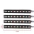 Import Self-adhesive remote control 12 volt 4pcs car atmosphere led lights 5050 SMD RGB ambient lamp strip tube with fast shipping from China