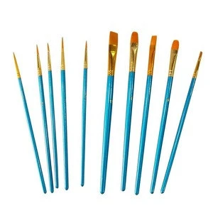 Set Art Supplies 7 pcs atriset angle shape Nylon Hair Drawing Brushes oil painting brush for artist