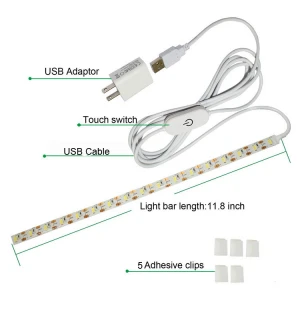 Sewing Machine Light LED Sewing Light Strip with Touch Dimmer and USB Power Supply Fit All Sewing Machines