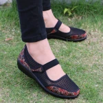 sh10704a Mesh upper lady footwear large size 42 flat shoes women 2021