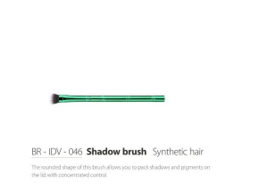 Shadow Brush Synthetic Hair Aluminum Handle Cosmetic Brush