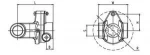 Shear bolt torque limiter SB Series, PTO drive shaft for agricultural machines, China manufacturer OEM / ODM