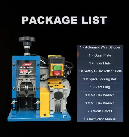 Buy Shinho Automatic Scrap Copper Cable Wire Stripper Machine External ...