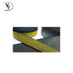 Shiny Woven Elastic with Metallic Lurex Yarns