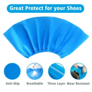 Shoe Cover Disposable CPE Shoe Covers, Machine Made Factory Good Cheap Price Manufacturer