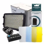 SHOOT XT-160 II photographic camera LED Light white&yellow bulbs for dslr Camera DV Camcorder