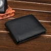 short leather men wallet,pu leather wallets
