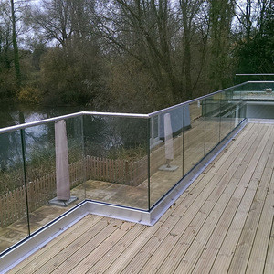 Side Mount Railing U Channel Buy Side Mounted U Channel For Frameless Glass Balcony Railing from ...