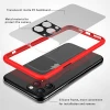 Silicone PC Metal Lens Protector Phone Case for IPhone 11 11pro 11pro max Matte Transparent Phone Case