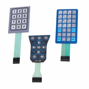 Silicone rubber keyboard manufacturers membrane switch metal dome keyboard membrane switch keypad