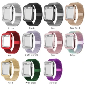 Silver Chain Wristband Magnetic Watch Strap Band Strap Digital Waterproof Replacement Apple Stainless Smart Watch Band Steel