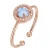 Import Silver plated natural moonstone diamond ring gemstone jewelry finger rings from China