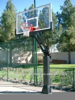 Simple design genuine Inground adjustable basketball hoop/stand