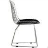 Simple Style Hollow Living Room leisure plating metal furniture Wire Side Chair