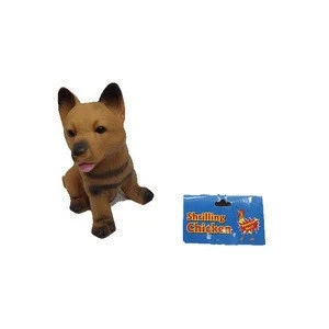 Simulation plastic hunting dog Stuffed Animals  Model for kid toy