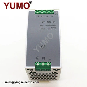 Single Output Industrial DIN Rail Power Supply DR-120-24 120W 5VDC 12VDC 24VDC Switching Power Supply