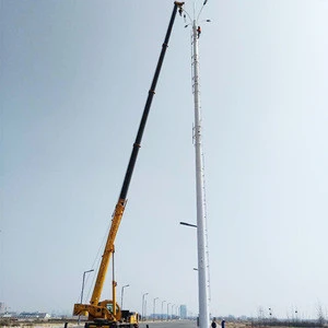 Single Pipe Telecommunication Steel Telecom Monopoles pipe tower