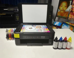 Small 3in1 Office Photo Sublimation Printer A4 Size for XP2100 XP2105 with Free CISS 603XL