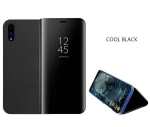 Smart Chip Mirror Clear View Standing Flip Cover Case For Huawei P20 Pro lite