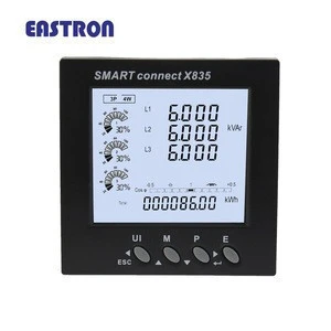 SMART Connect X835MV  Three-phase Multifunctional 333mv Ct Connect  RS485 And Mudbus Communication Digital Power Meter