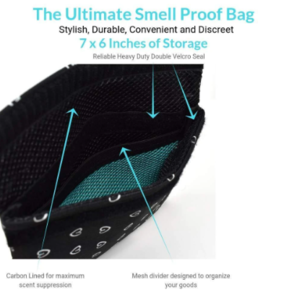 Smell Proof Bag - Small - Wholesale - Heart Shaped Pattern by Formline Supply. OEM and ODM available.