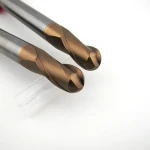 Solid Carbide Ballnose End Mills Cutting Tools 2 Flutes Micro Ball Nose Mill CNC Cutter for Processing Carbon Steels