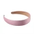 Import Solid Color Satin Headband 2.8CM Wide Women Hairband 100% Polyester Fabric Hair Accessories from China