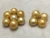 Import South Sea Loose Pearl Size 12.5-13 Golden Color Button Shape from India