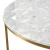 Import Special offers modern home goods  round marble top coffee table and stainless steel bottom from China