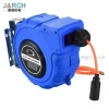 Spring cable loaded auto retractable plastic hose reel automatic hydraulic air cable reel roller