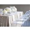 SQN#1fancy wholesale silver gitter sequin table cloth for wedding buanquet party