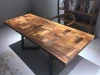 Square wood restaurant dining tables restuaurant table tops