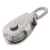 Import Stainless Steel 304/316 Single Wheel Sheave Swivel Type Eye Wire Rope Pulley from China