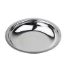 Stainless Steel Dinner food Plate Round Dishes Plates Handwork Tray Food Dish Dinnerware Set Kitchen Rice Bowl round plate