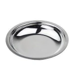 Stainless Steel Dinner food Plate Round Dishes Plates Handwork Tray Food Dish Dinnerware Set Kitchen Rice Bowl round plate