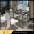 Import Stainless steel furniture kitchen table modern dining room table dubai dining tables and chairs CT004 from China