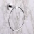 Import Stainless Steel Hand Towel Ring Holder Polished Chrome Round Wall Ring Towel Racks Bathroom Accessories from China