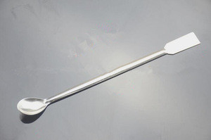 Stainless Steel Micro Spoon With Spatula for Lab Consumable,Spoon/Flat Pattern