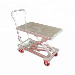 Stainless Steel Mobile Electric Lift Table 200kg  BSS20