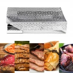 Stainless Steel Pellet Smoke Generator Cold Smoker Box Grilling BBQ Accessories Apple Wood Chips Barbecue Grill Cooking Outdoor