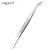 Import Stainless Steel silver color curved shape  Nail Art Nippers Tweezers from China