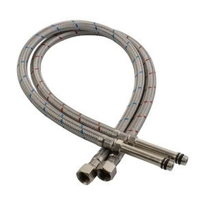 Stainless Steel SS/AISI 304 Aluminum Wire EPDM Flexible Knitted Braided Plumbing Hose For Kitchen Faucets Mixer