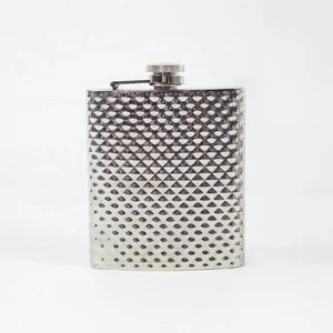 stainless steel wine pot metal hip flask with customized color