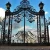 Import steel entry doors wrought iron outdoor entry gates main gate design from China