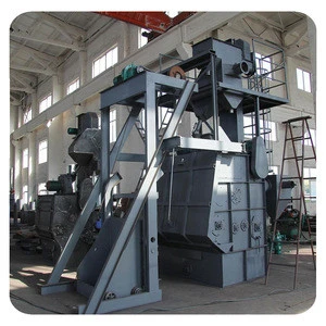 steel-tracked roller conveyor type steel structure shot blasting cleaning machine automatic belt abrator