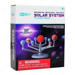 STEM Solar Science  Learning DIY  Educational Toys Nine Planets Painting Set Solar System Planetarium Kit