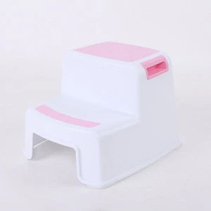 Step design durable factory Plastic stool Kids step stool 2 step stool