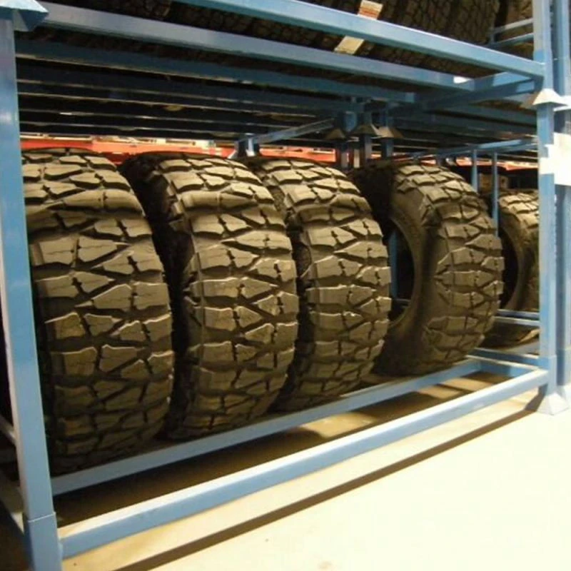 Strong cross-beam modern weight goods stacking shelves commercial tire storage racks