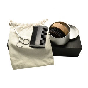 Styling &amp; Shaping Beard Brush and Beard Comb Kit for Men Grooming